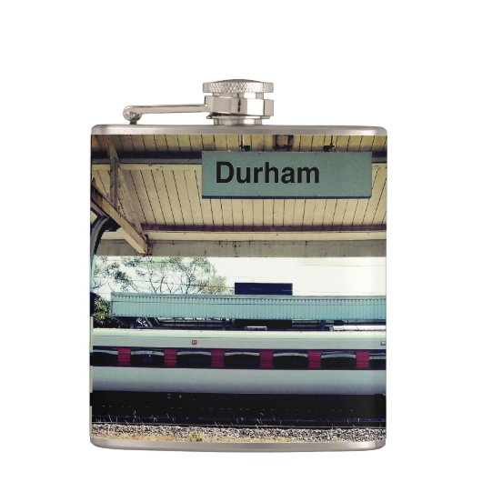 station van Durham Heupfles (Voorkant)