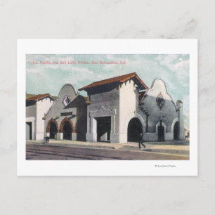 Station van het zuidelijke Stille Oceaan en het zo Briefkaart