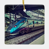 station van Leeds Keramisch Ornament (Voorkant)