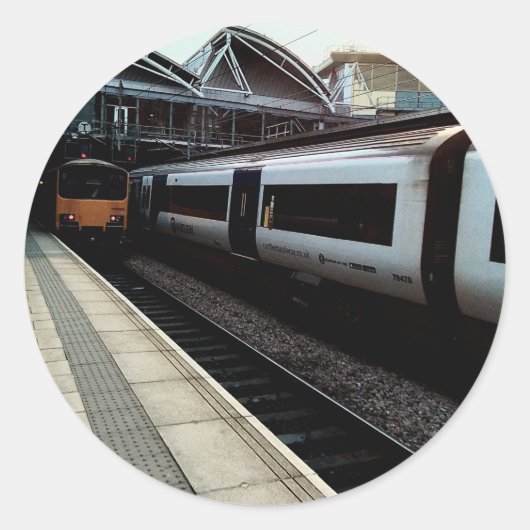 station van Leeds Ronde Sticker (Voorkant)