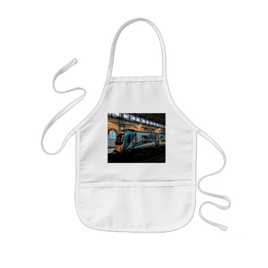 station van Manchester Kinder Schort (Voorkant)