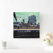 Station van Manchester, met uitzicht Vierkante Klok (Huis)