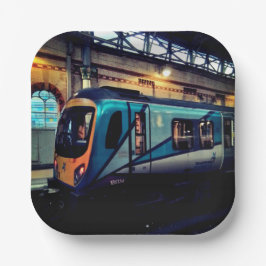 station van Manchester Papieren Bordje