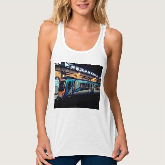 station van Manchester Tanktop (Voorkant)
