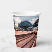 station van Newcastle Papieren Bekers (Achterkant)