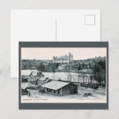 station van Pierrefonds Oise Castle Briefkaart (Voorkant / Achterkant)