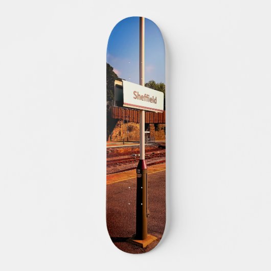 station van Sheffield Persoonlijk Skateboard (Voorkant)