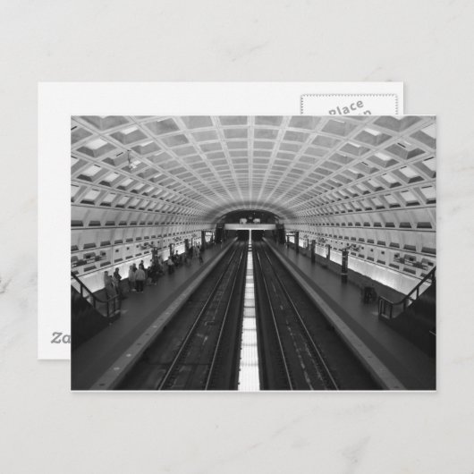 station van washington-dc briefkaart (Voorkant / Achterkant)