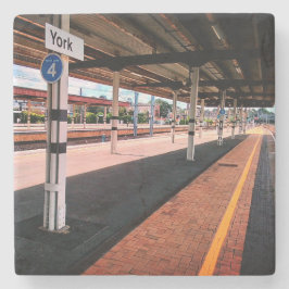 station van York Stenen Onderzetter
