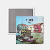 Station Vaporetto in Venetië Magneet (Voorkant / Achterkant)