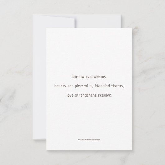 Station vier: Jezus ontmoet moeder Kaart (Achterkant)