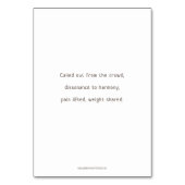 Station Vijf, Simon van Cyrene helpt, Prayer Kaart (Achterkant)