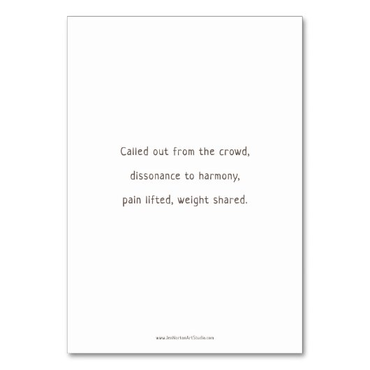 Station Vijf, Simon van Cyrene helpt, Prayer Kaart (Achterkant)