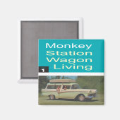 STATION WAGO LIVING MAGNEET (Voorkant / Achterkant)