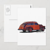 Station Wagon Briefkaart (Voorkant / Achterkant)