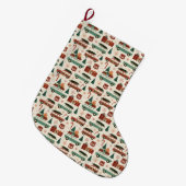 Station Wagon Mantel Kerstsfeer Grote Kerstsok (Voorkant (Hangend))