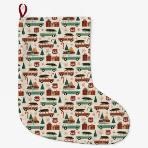 Station Wagon Mantel Kerstsfeer Grote Kerstsok