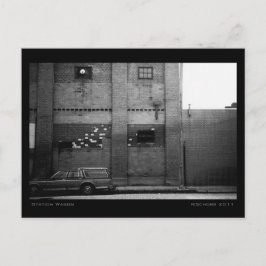 Station Wagon Urban Industrial Cityscape Briefkaart