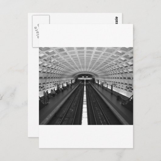 Station Washington DC Train Briefkaart (Voorkant / Achterkant)
