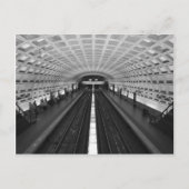 Station Washington DC Train Briefkaart (Voorkant)