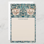 STATION : WILLIAM MORRIS : HONEYSUCKLE BRIEFPAPIER (Voorkant / Achterkant)