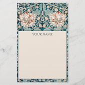 STATION : WILLIAM MORRIS : HONEYSUCKLE BRIEFPAPIER (Voorkant)