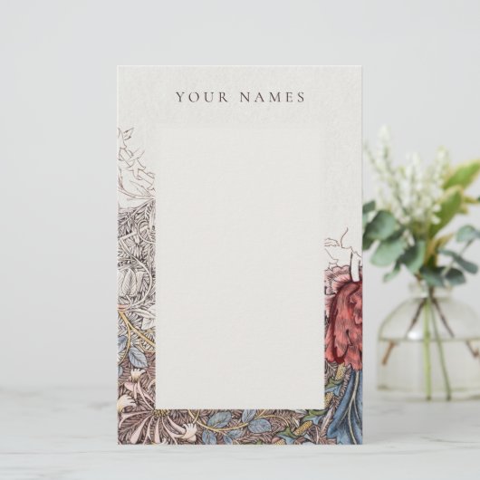 STATION : WILLIAM MORRIS : HONEYSUCKLE + TULIP BRIEFPAPIER