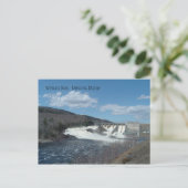 Station Wyman Dam Hydro, Moskou, Maine Briefkaart (Staand voorkant)