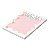 Stationair bell Flowers Spring Notes-Notitieblok Notitieblok (Linkerzijde)