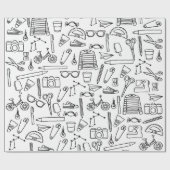 Stationair draaiboek cadeaupapier (Vlak)