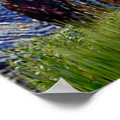 Stationair draaien (14 W) - Sterrennacht Poster (Hoek)