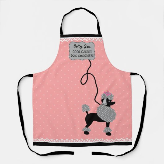 Stationair draaiende rok, aangepaste woon 50s tand schort (Voorkant)