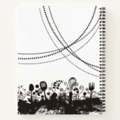 Stationair gepersonaliseerd recept kookboek notitieboek (Achterkant)