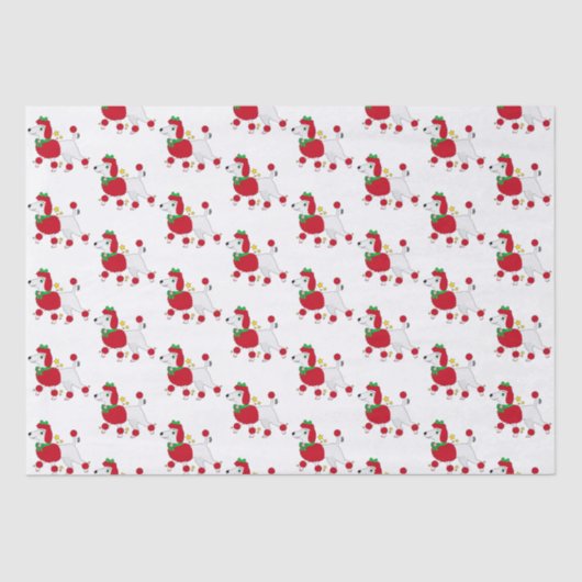 Stationair geperst voor de Feestdagen Tissuepapier (Voorkant)