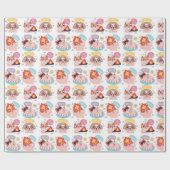 Stationair kattenpapier cadeaupapier (Vlak)