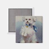 Stationair meetinstrument met blauw lint magneet (Voorkant / Achterkant)