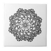 Stationair patroon tegeltje (Voorkant)