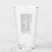 Stationair tranen (mooie vrouw in tranen) glas (Achterkant)