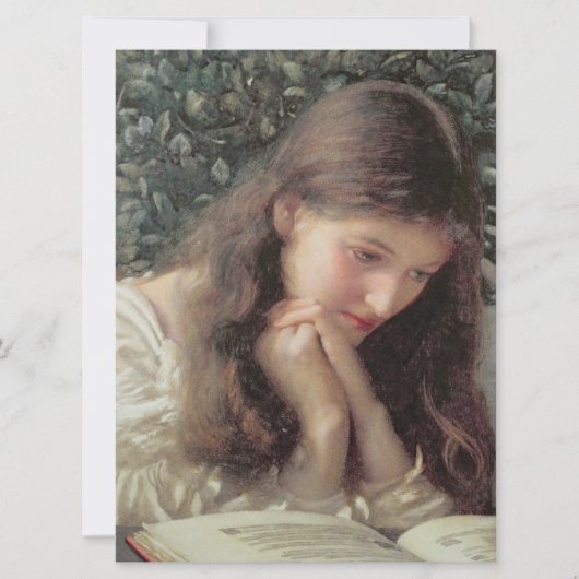 Stationair tranen (mooie vrouw in tranen) kaart (Voorkant)