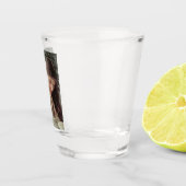 Stationair tranen (mooie vrouw in tranen) shot glas (Rechts)