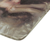 Stationair tranen (mooie vrouw in tranen) snijplank (Hoek)