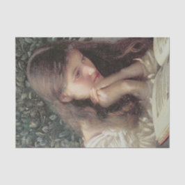 Stationair tranen (mooie vrouw in tranen) tissuepapier