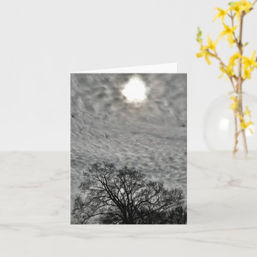 stationair, voor elke gelegenheid, Amazing Sky Kaart (Gele Bloem)