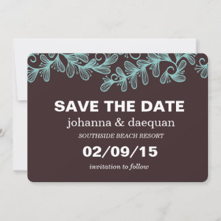Stationaire bladeren save the date
