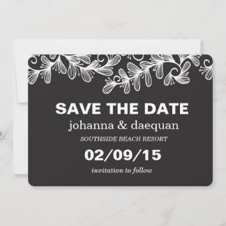 Stationaire bladeren save the date