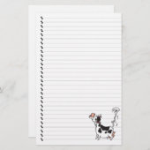 Stationaire Cartoon met Koe Briefpapier (Voorkant / Achterkant)