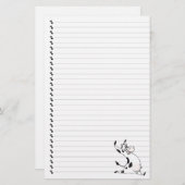 Stationaire Cartoon met Koe Briefpapier (Voorkant / Achterkant)