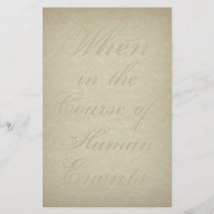 Stationaire cursus menselijke evenementen briefpapier