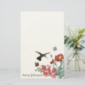 Stationaire drijfveer voor vogelvogels briefpapier (Staand voorkant)