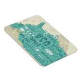 Stationaire kaart van de VS Magneet (Rechterzijde)